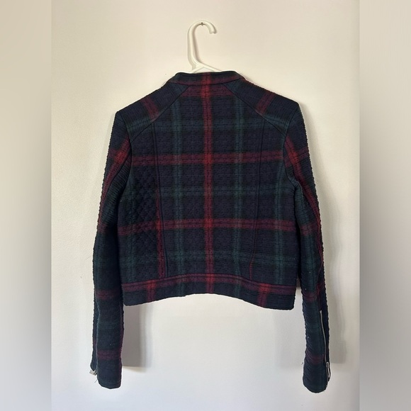 PRETTY LITTLE LIARS SPENCER Elizabeth & James Patti' Plaid Quilted Moto Jacket - Picture 11 of 12